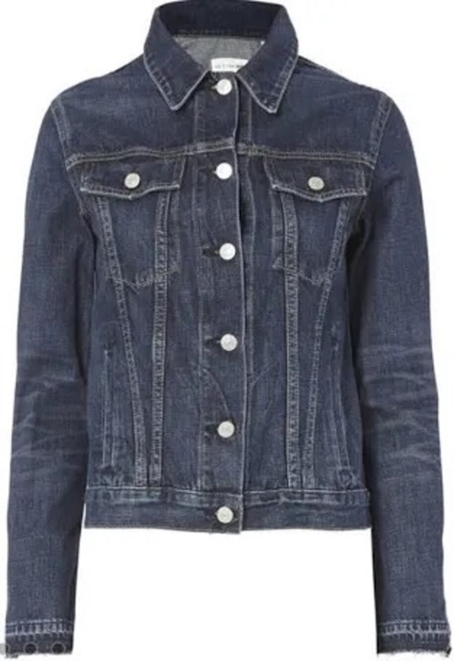 Rag & Bone / JEAN Dark Wash Denim Trucker Jacket Sz XS